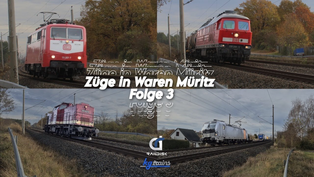 Züge in Waren(Müritz) Folge 3
