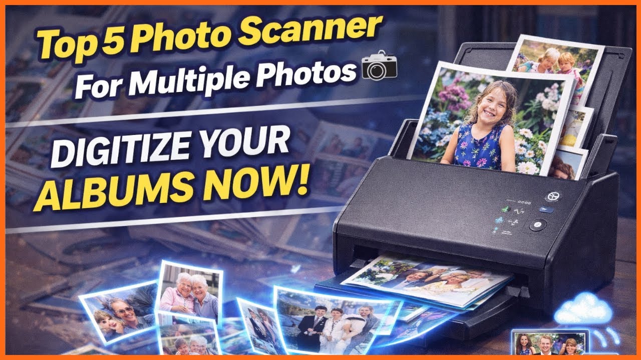 ✅ Top 5 Best Photo Scanner for Multiple Photos (2026) 📸 | High-Speed Scanner For Photos!