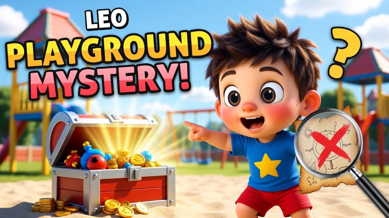 Leo and the Playground Mystery 🕵️  3D Kids Cartoon Adventure