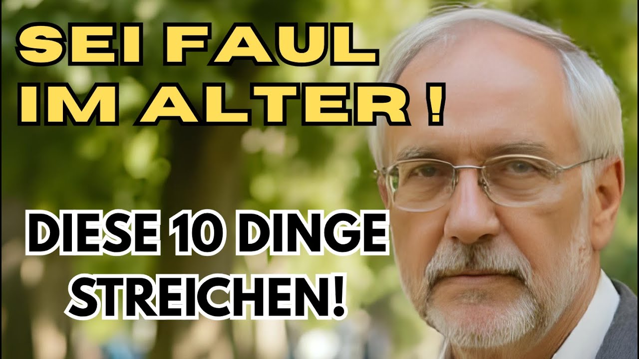 FAUL AB 60! Warum du im Alter endlich entspannen darfst.