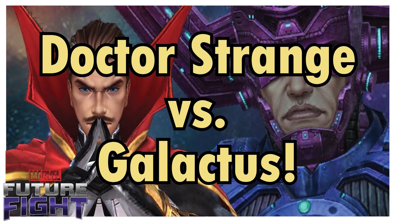 THE SORCERER SUPREME TAKES ON GALACTUS! GALACTUS GIANT BOSS RAID GAMEPLAY - Marvel Future Fight