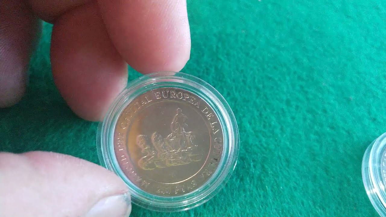 Monedas de 200 pesetas canjeables