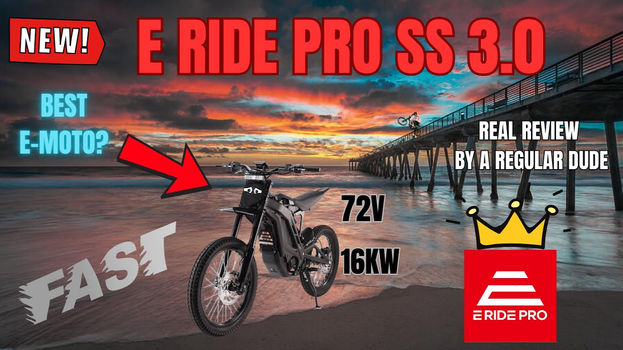 New 2025 E Ride Pro SS 3.0 Real Review by a non-paid person. Best E-moto / E-Bike Specs + Top Speed