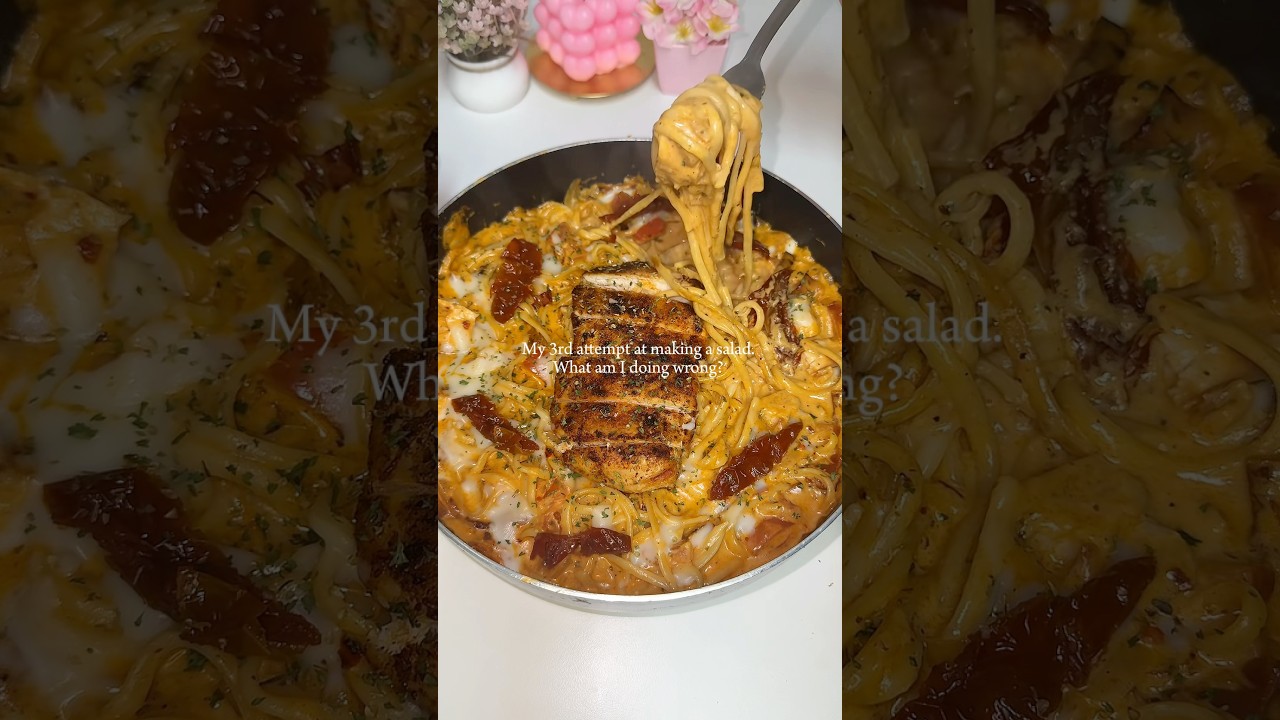 Сливочная паста с курицей по-тоскански! 🍝 