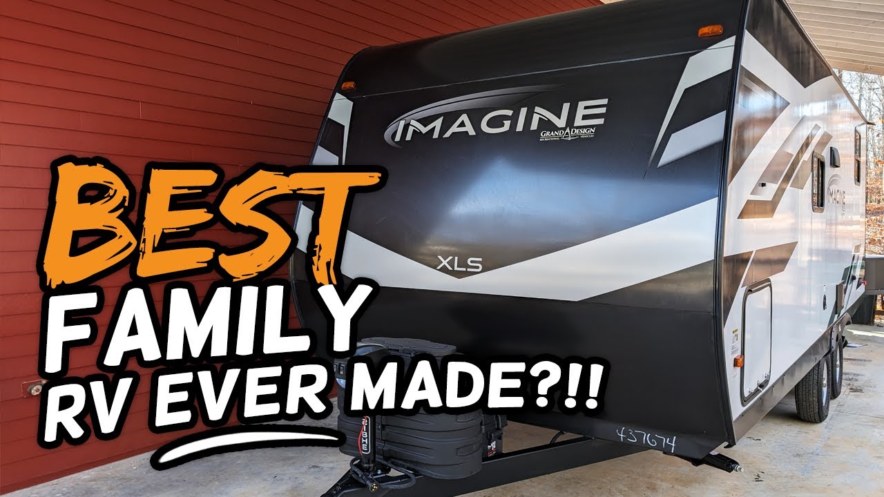 No Slides! I Tour the 2024 Grand Design Imagine XLS 21BHE Bunk House Travel Trailer
