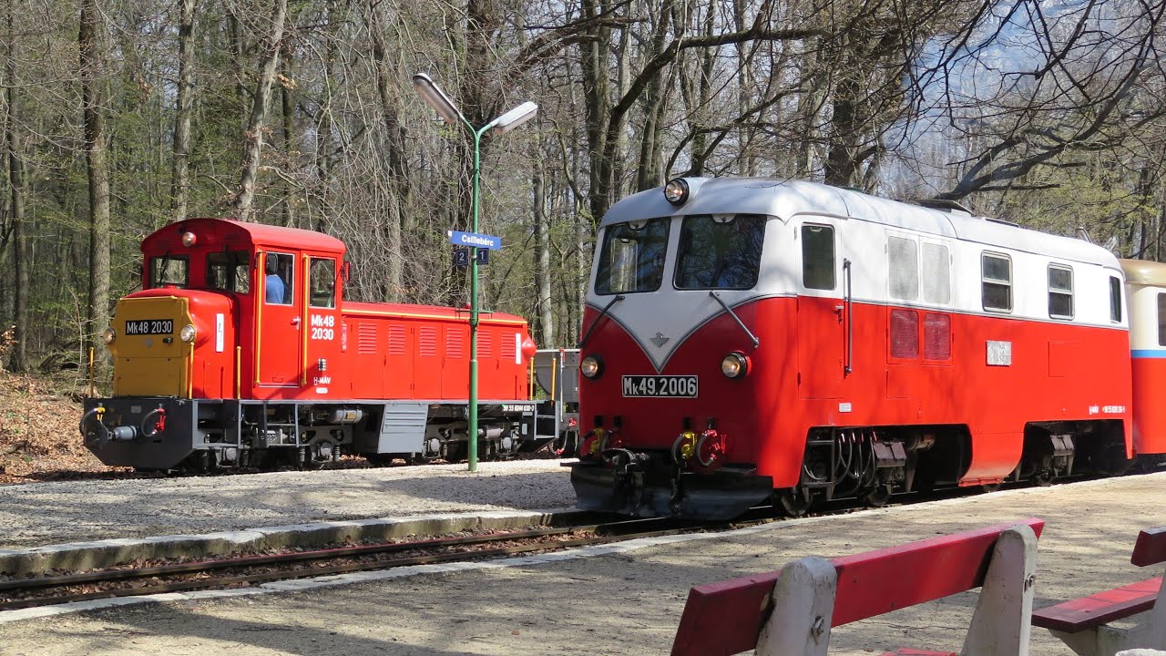 Győri édesek, azaz Mk48 és Mk49 fotósvonattal a Gyermekvasúton