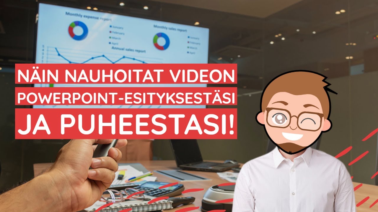 Näin voit nauhoittaa PowerPoint-esityksesi videon ja puheen kanssa