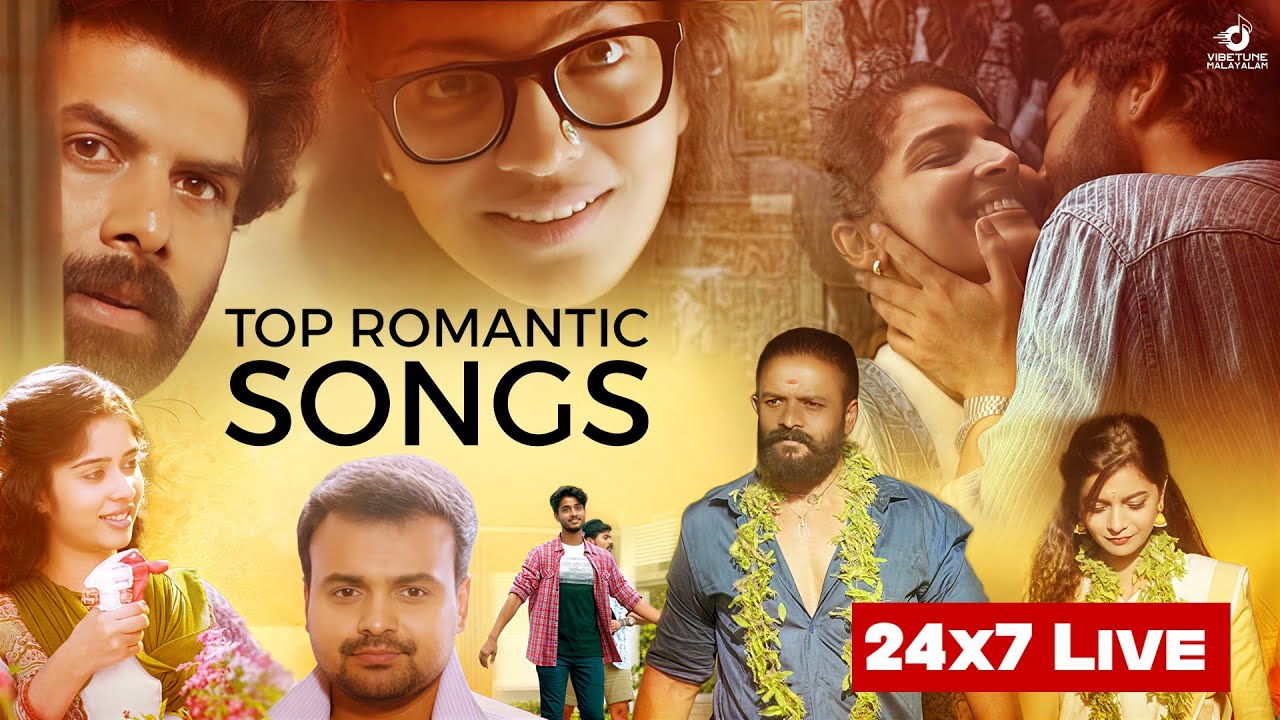 Top Romantic Songs | Live Malayalam Songs | Superhits Playlist 2025