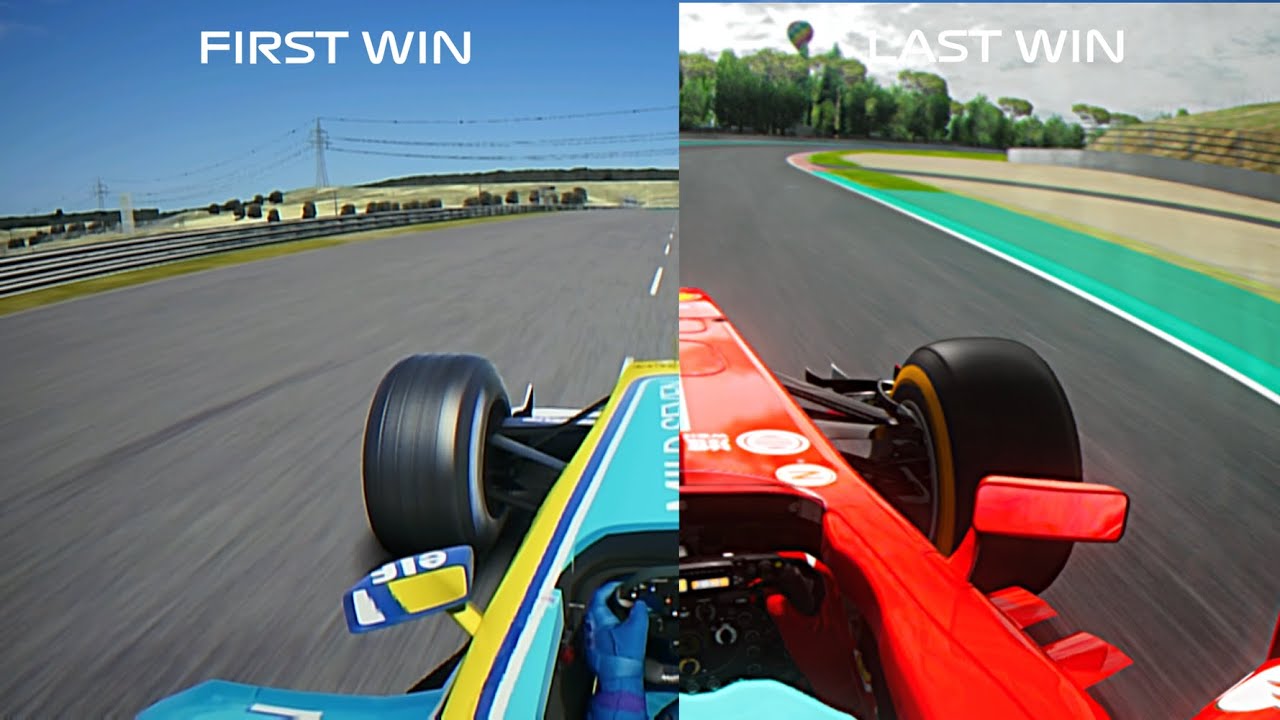 All 32 Fernando Alonso F1 Wins in 1 video | Assetto Corsa Onboards