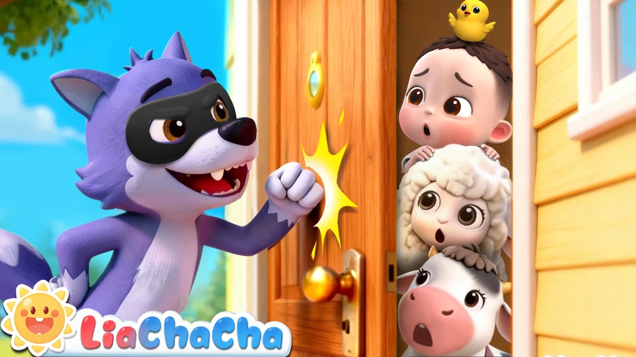 🔴The Wolf at the Door | No No Open the Door | LiaChaCha Nursery Rhymes & Kids Songs