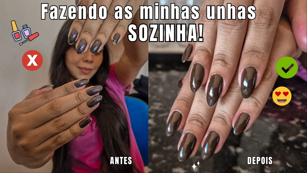 💅 FAZENDO MINHAS UNHAS SOZINHA EM CASA + DICAS