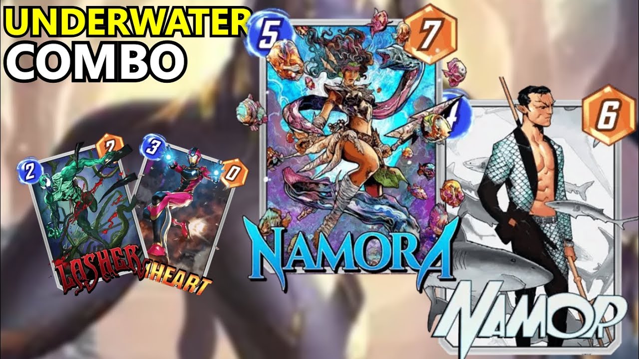 MARVEL SNAP INDONESIA - COMBO KARTU PENGUASA BAWAH LAUT!! WONG IRONHEART NAMORA NAMOR ODIN DECK