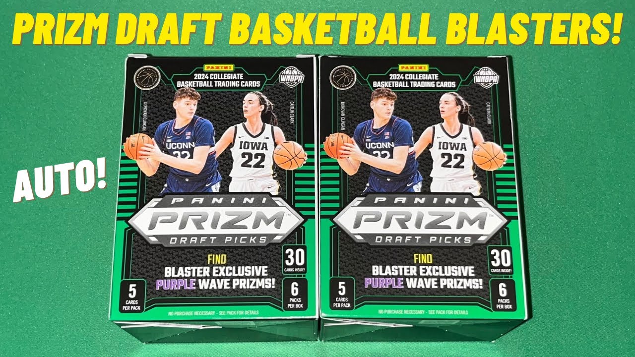 2024 Panini Prizm Draft Picks Basketball Blaster Box Opening Review! Caitlin Clark & New Draft Class