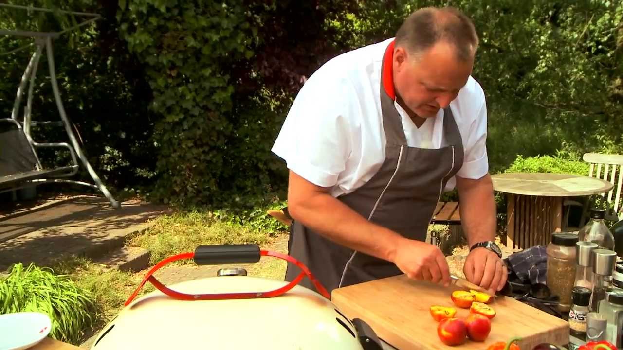 Hoe bereid ik nectarines op de BBQ?