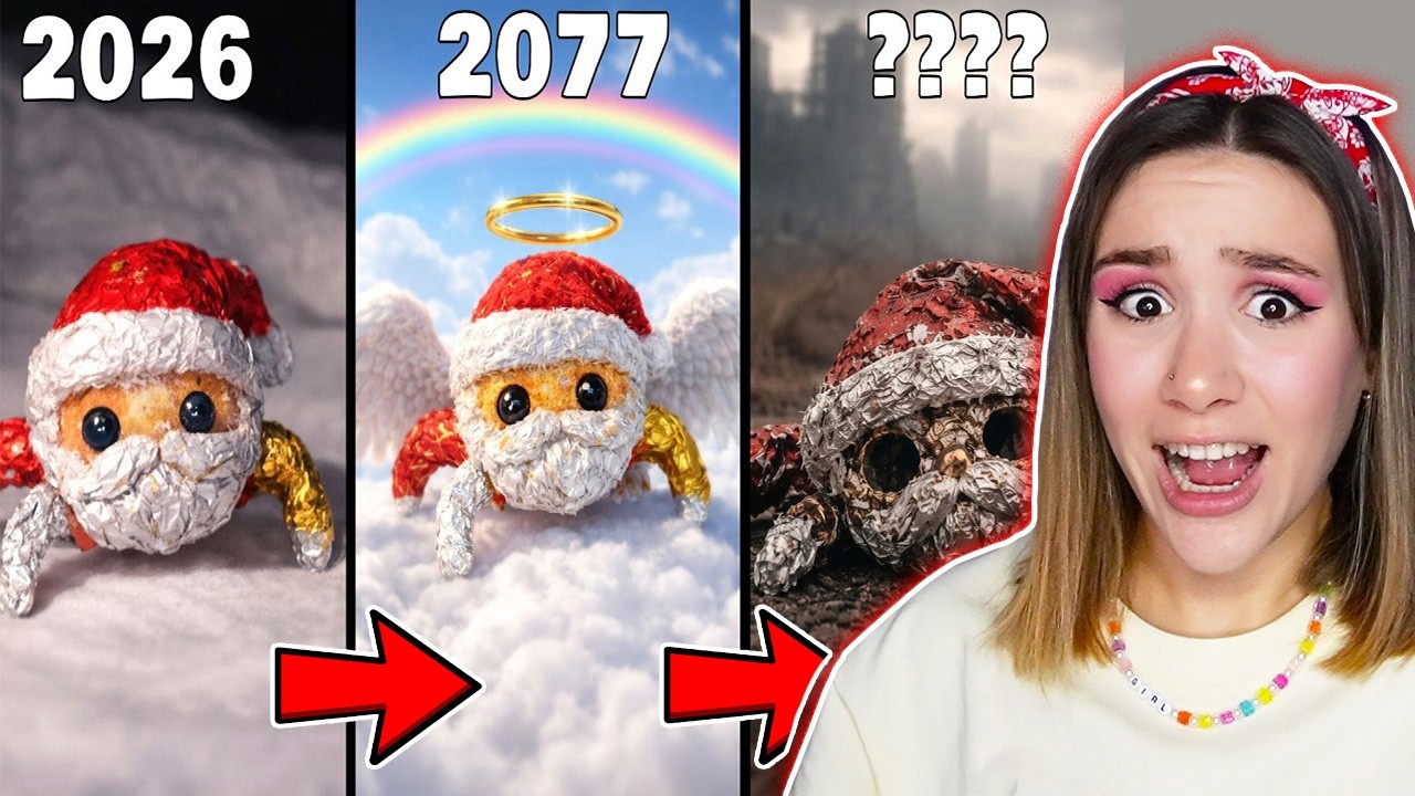 😳 Я НАШЛА ЭВОЛЮЦИЯ ГУГУ ГАГА МЕМЕ в РЕАЛЬНОЙ ЖИЗНИ! 😱 Санта Из Фольги