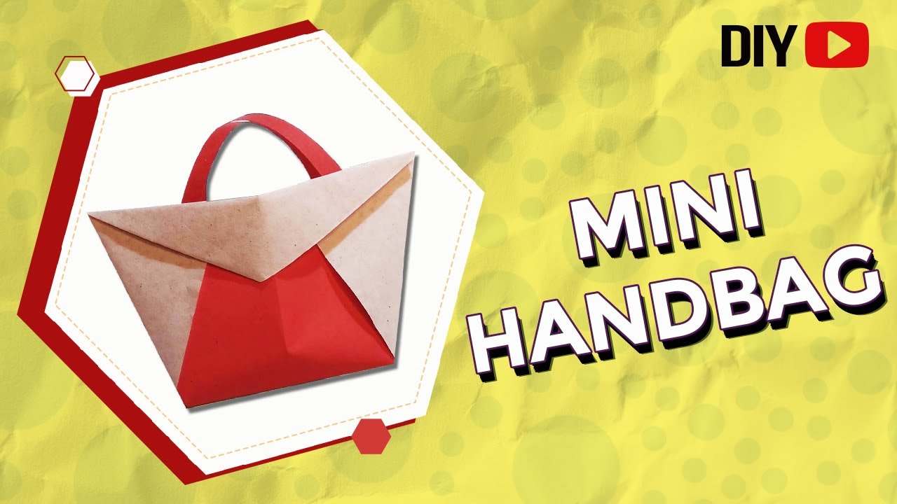 How To Make a DIY Mini HandBag | Easy DIY Mini Handbag | Sparklebox