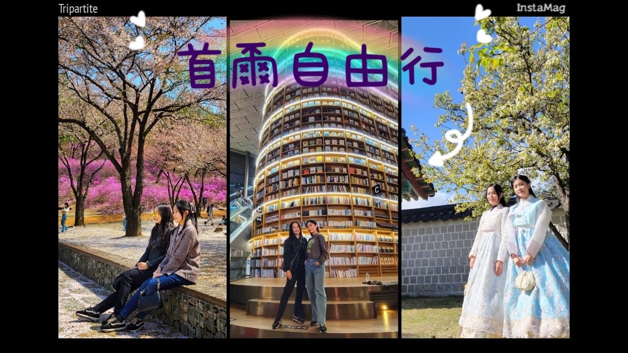 【嵐晴在外遊】首爾｜櫻花｜富川遠美山｜韓女士醬蟹｜Starfield Library｜Cafe Onion｜1人1杯Cafe｜江華華蓋山Skywalk｜Made林Cafe｜Cafe Layered