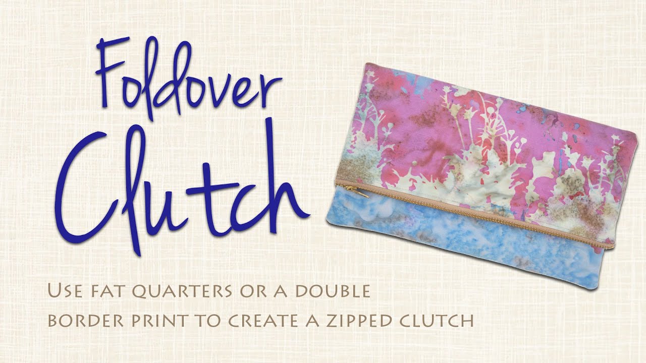 Easy Foldover Clutch DIY: Sew it Yourself!