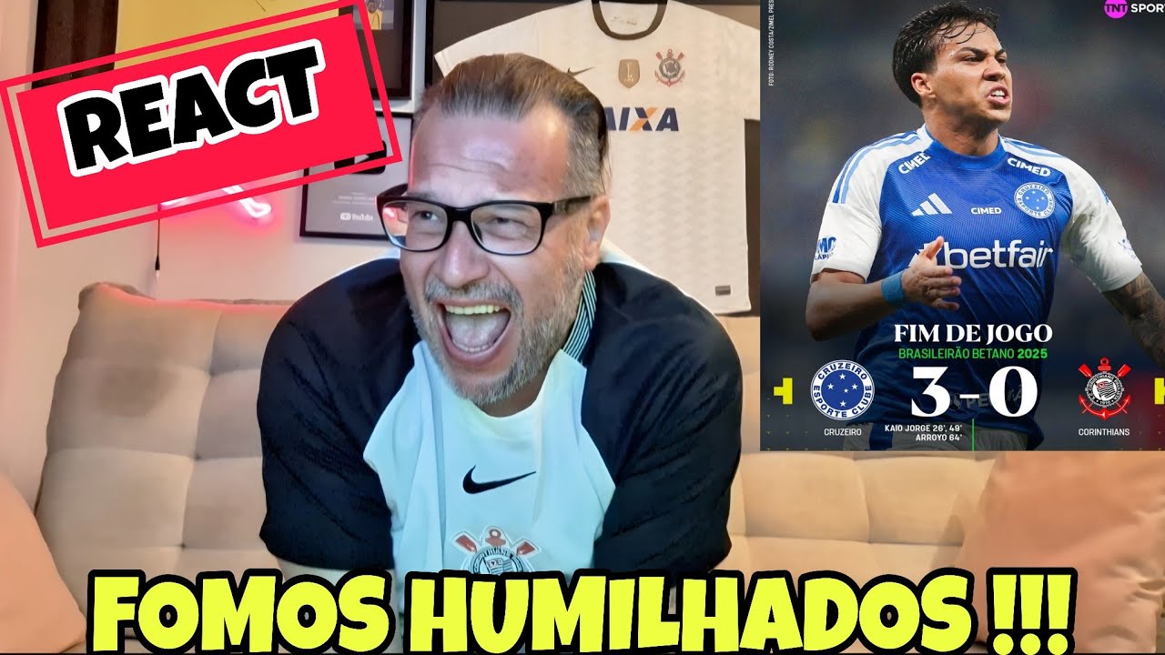 REACT CRUZEIRO 3X0 CORINTHIANS !!! TIME LIXOOOOOOOO !!!