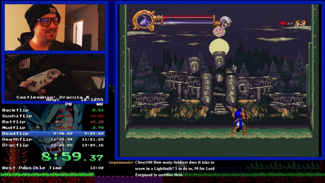 Castlevania: Dracula X Speedrun in 13:15 [Former WR]