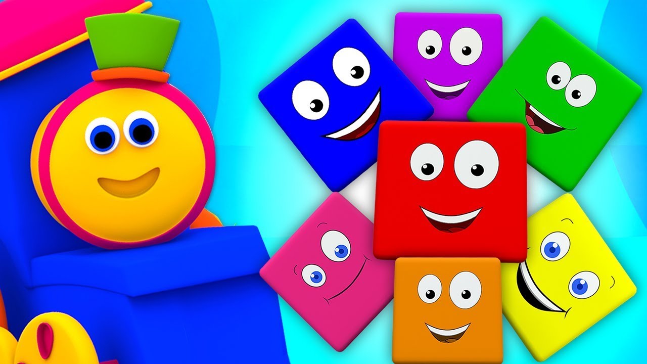 Bob vonat színes lovagolni | Bob a vonat | színnevek | Bob On Color Ride | Kids Tv Hungary