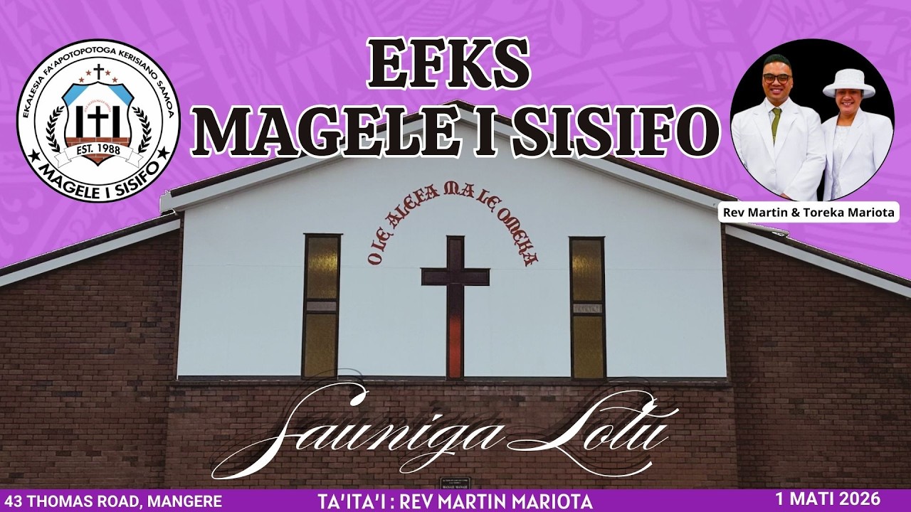 EFKS Magele i Sisifo: Sauniga Lotu 1 MATI 2026