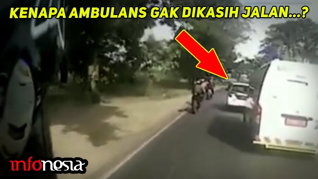 CUMA DI INDONESIA? Inilah Kejadian Ambulans Tidak Diberi Jalan Yang Terekam Kamera