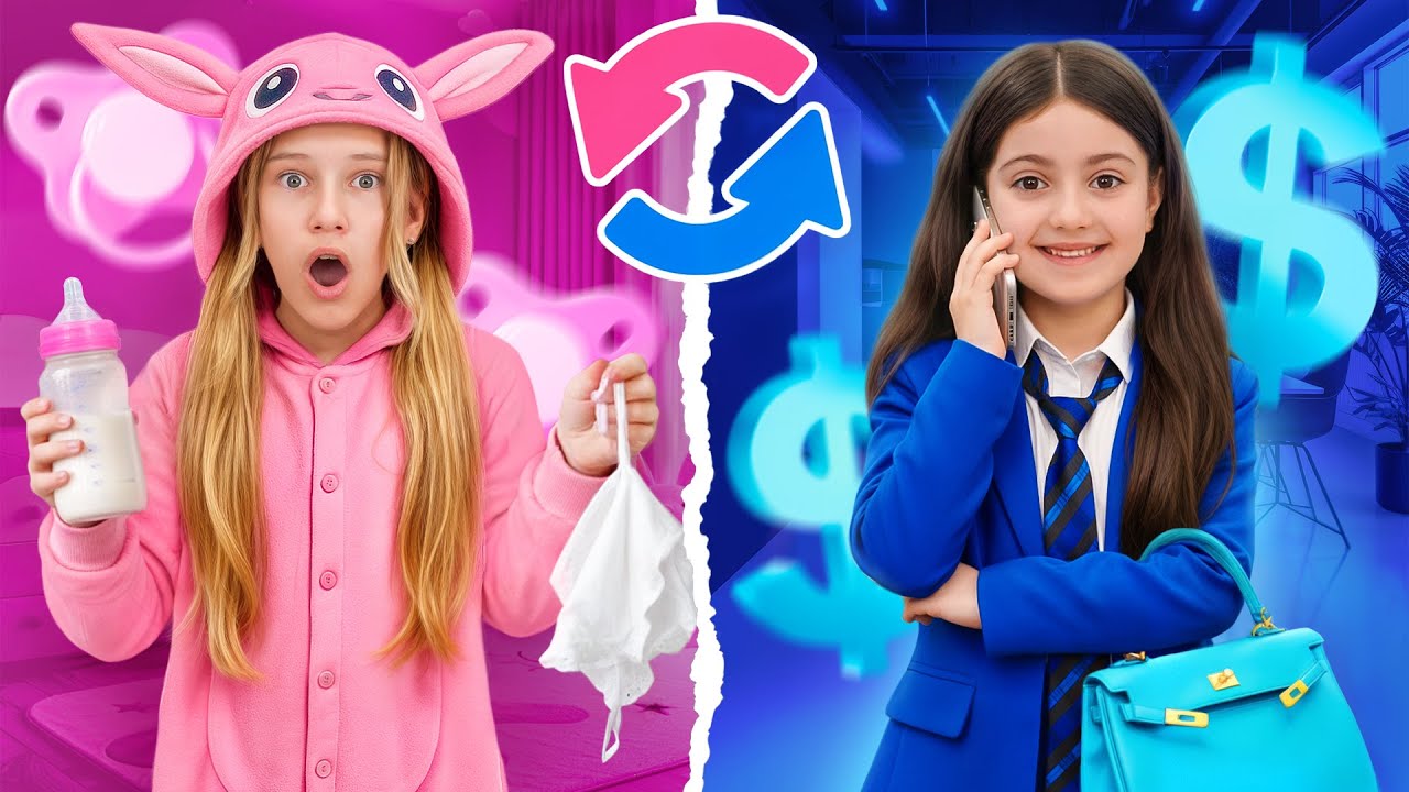 Kids swap lives with parents for a day