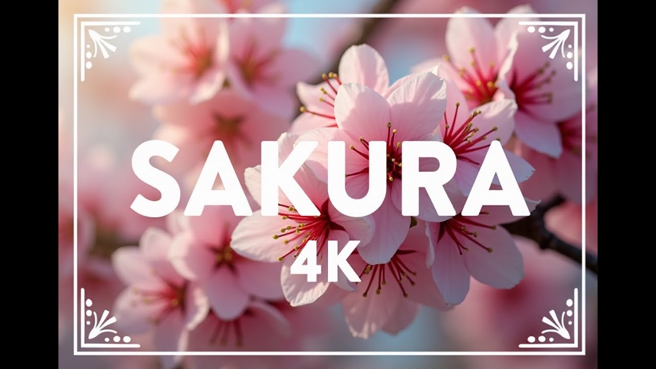 STUNNING Japanese Cherry Blossom 4K TV Wallpaper 15 mins