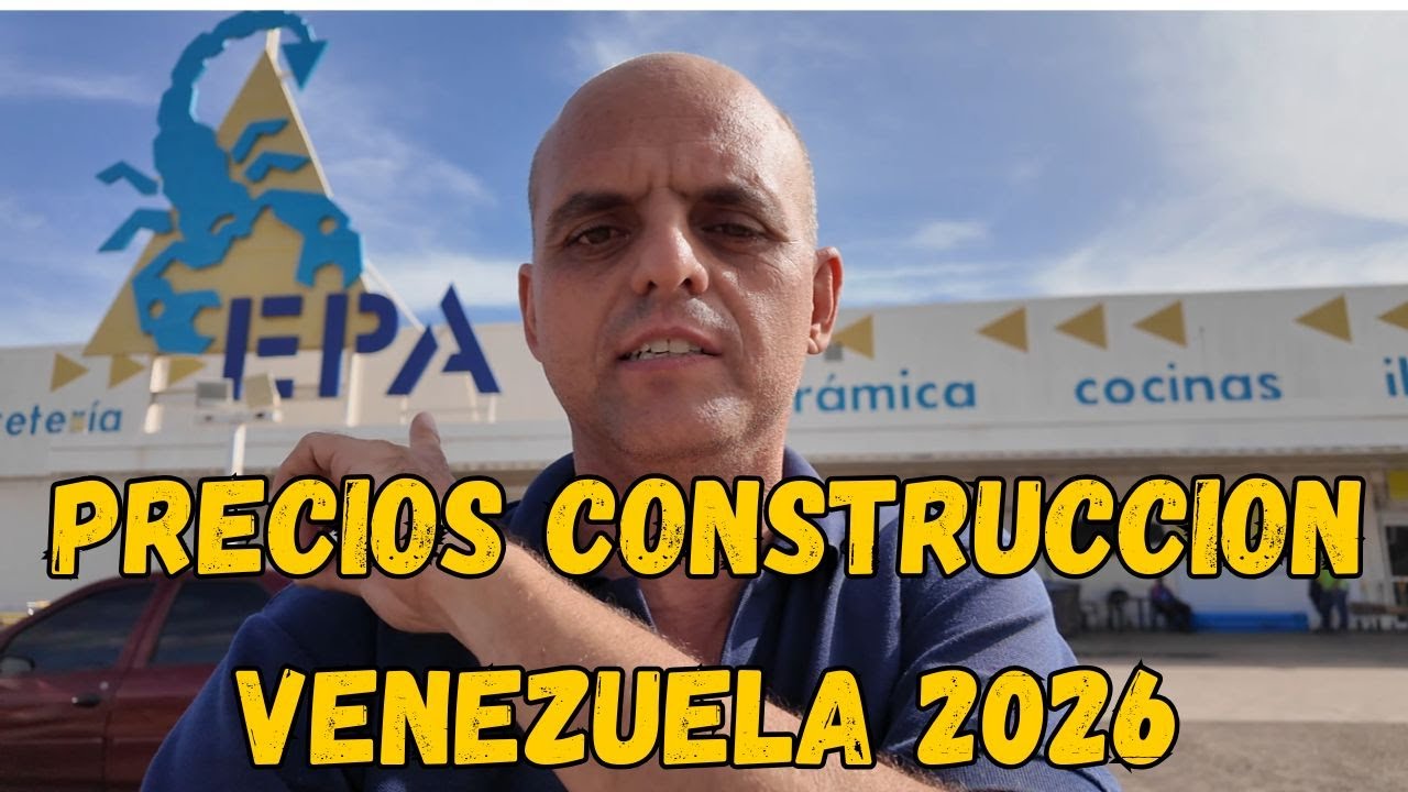 Cuanto CUESTA construir en Venezuela 2026 PRECIOS Ferretería EPA