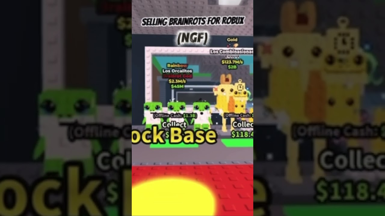 SELLING BRAINROTS FOR ROBUX! #roblox #bussiness #robux #brainrot #stealabrainrot #subscribe #edit
