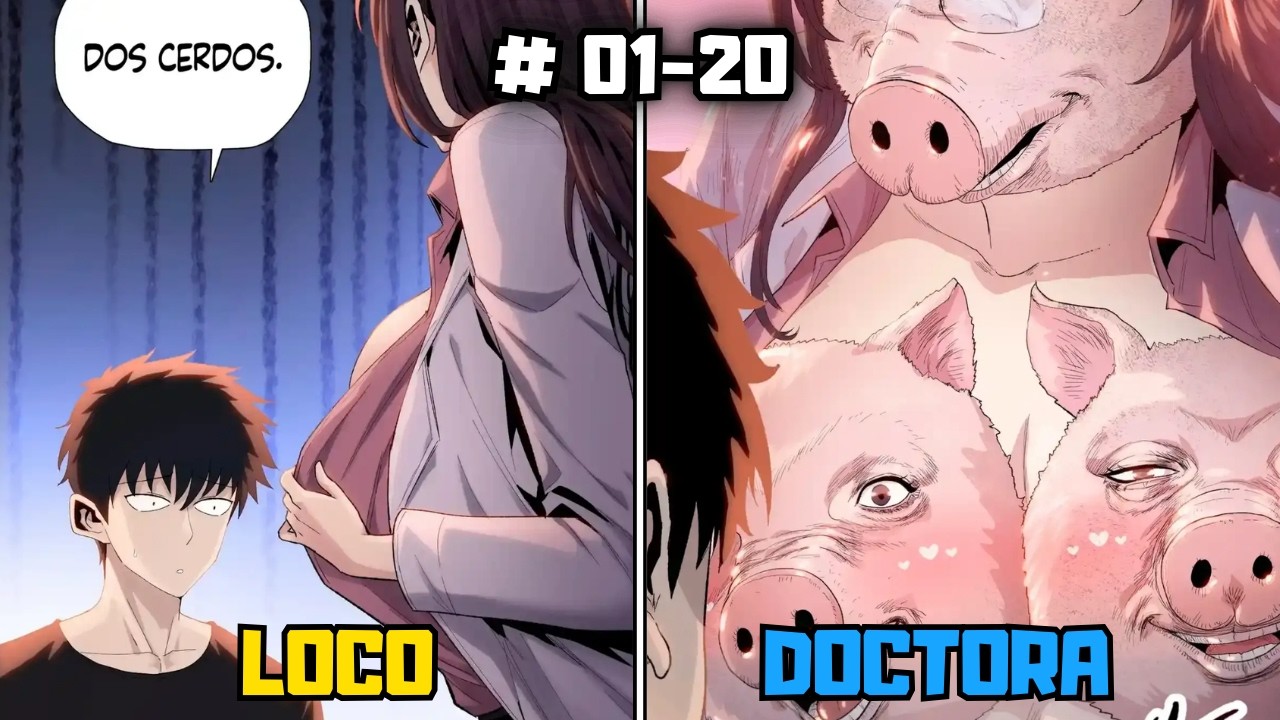 #01-20 🔪🐷 EL CARNICERO LEGENDARIO aniquila a todos con su poder de ver CERDOS | MANHWA RECAP