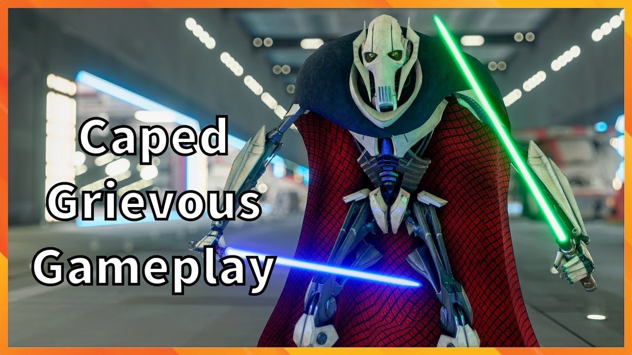 Caped General Grievous Gameplay Star Wars Battlefront 2