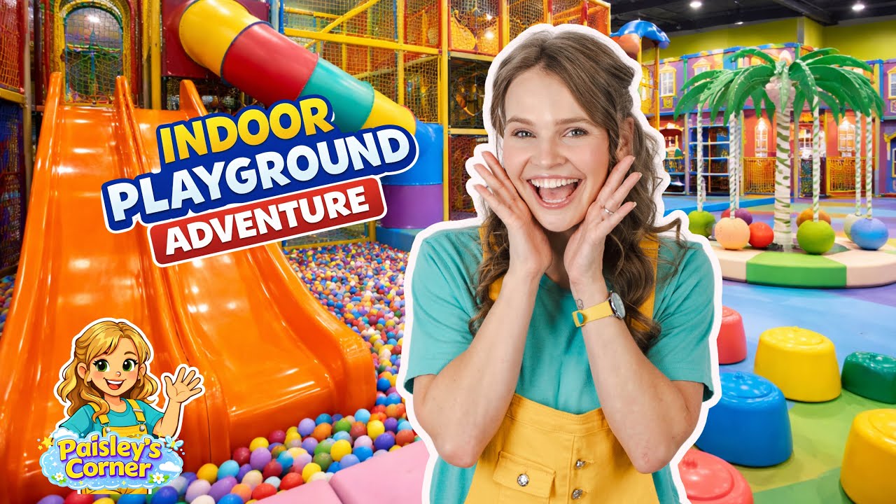 Toddler Learning Indoor Playground Mix | Learn Colors, First Words, & Play with Silly Miss Lily