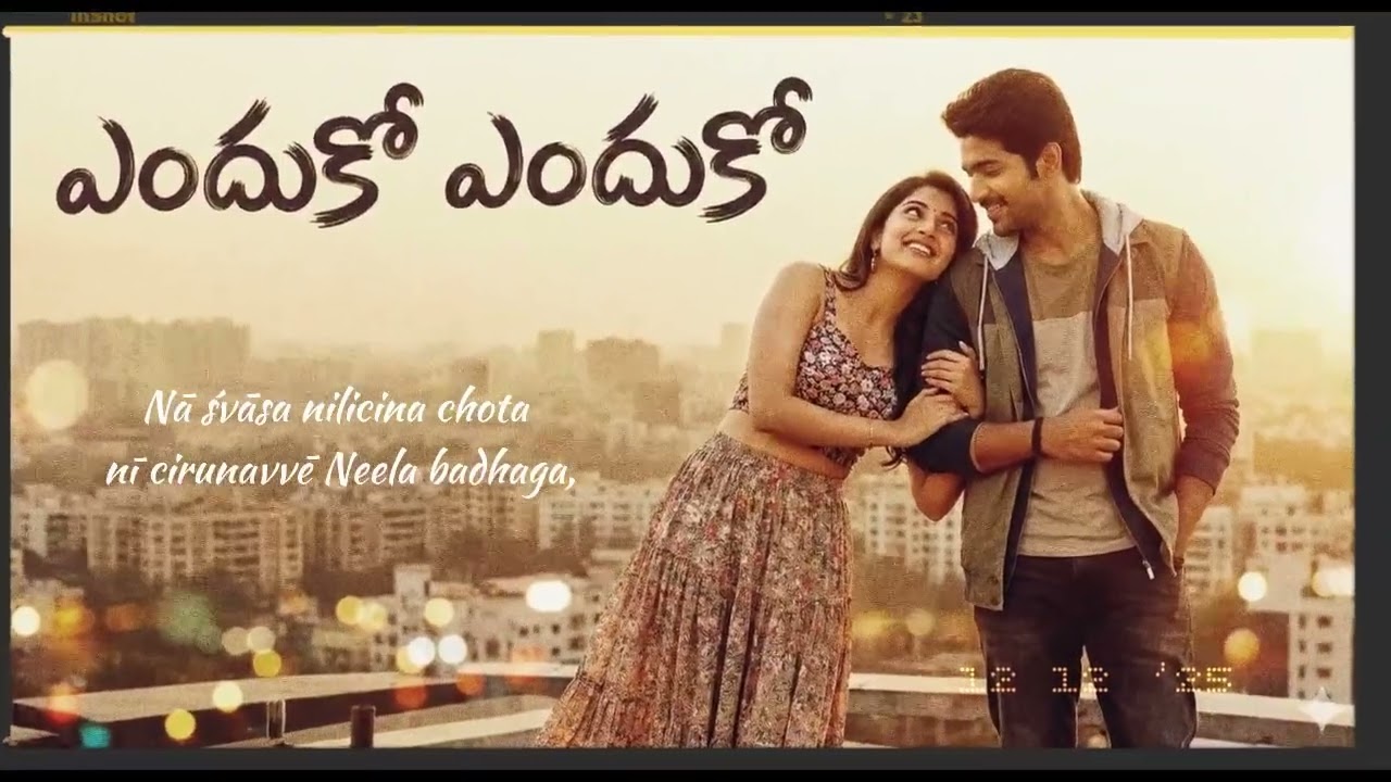 Endhuko Endhuko | love song 🩷 | lyrics by Vinay | Music suno ai | cinematic Raja 