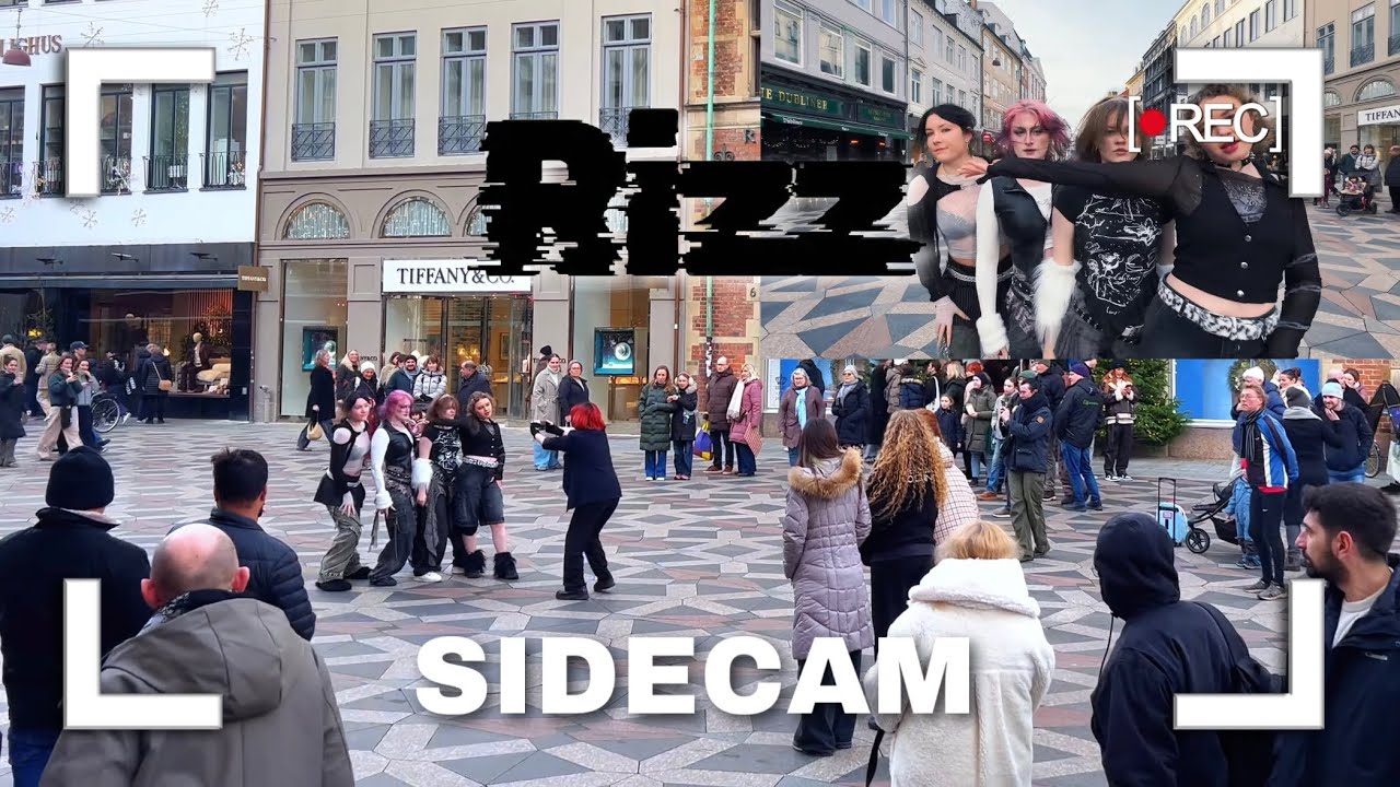 [KPOP IN PUBLIC, SIDECAM] RIZZ - XLOV Dance Cover from Denmark [ONETAKE] | CODE9 DANCE CREW