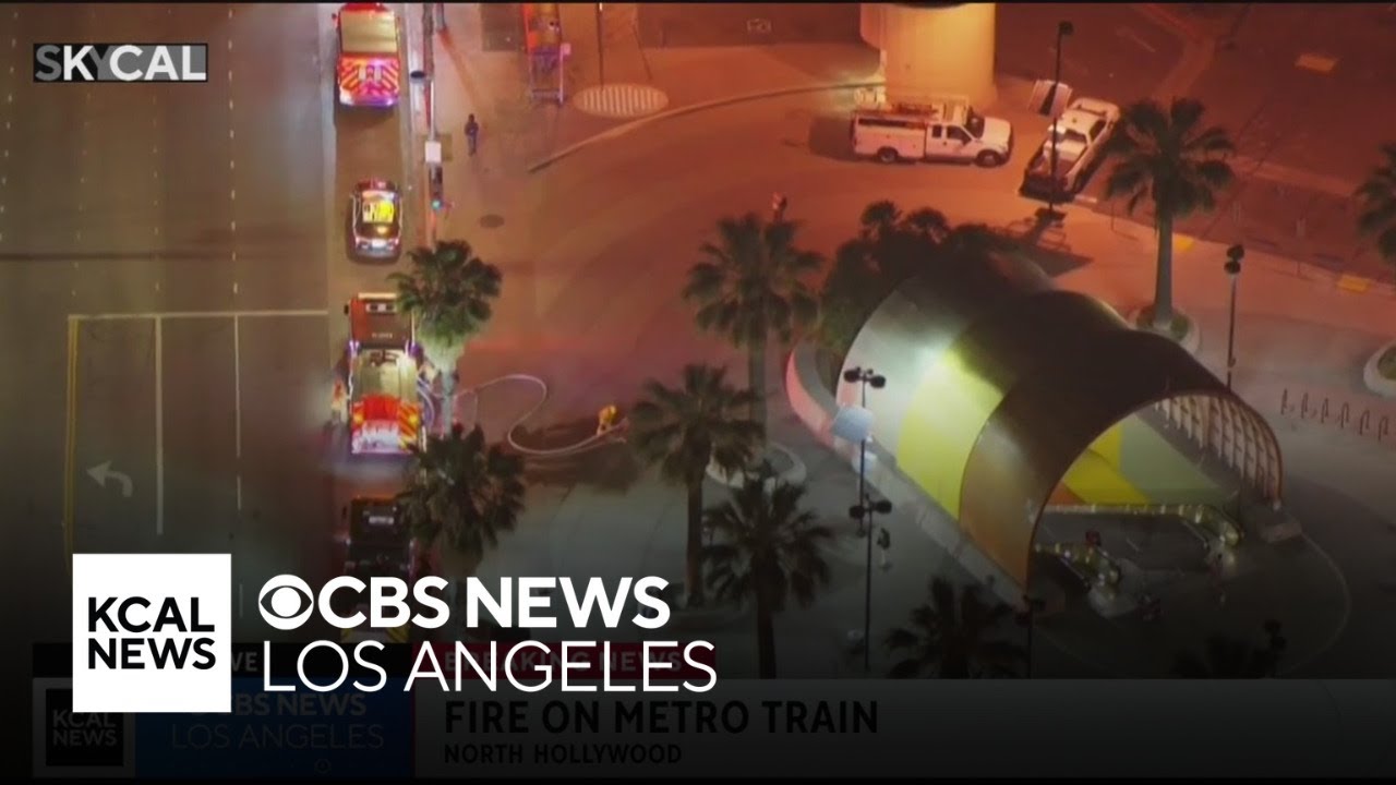 Fire breaks out at North Hollywood Metro station