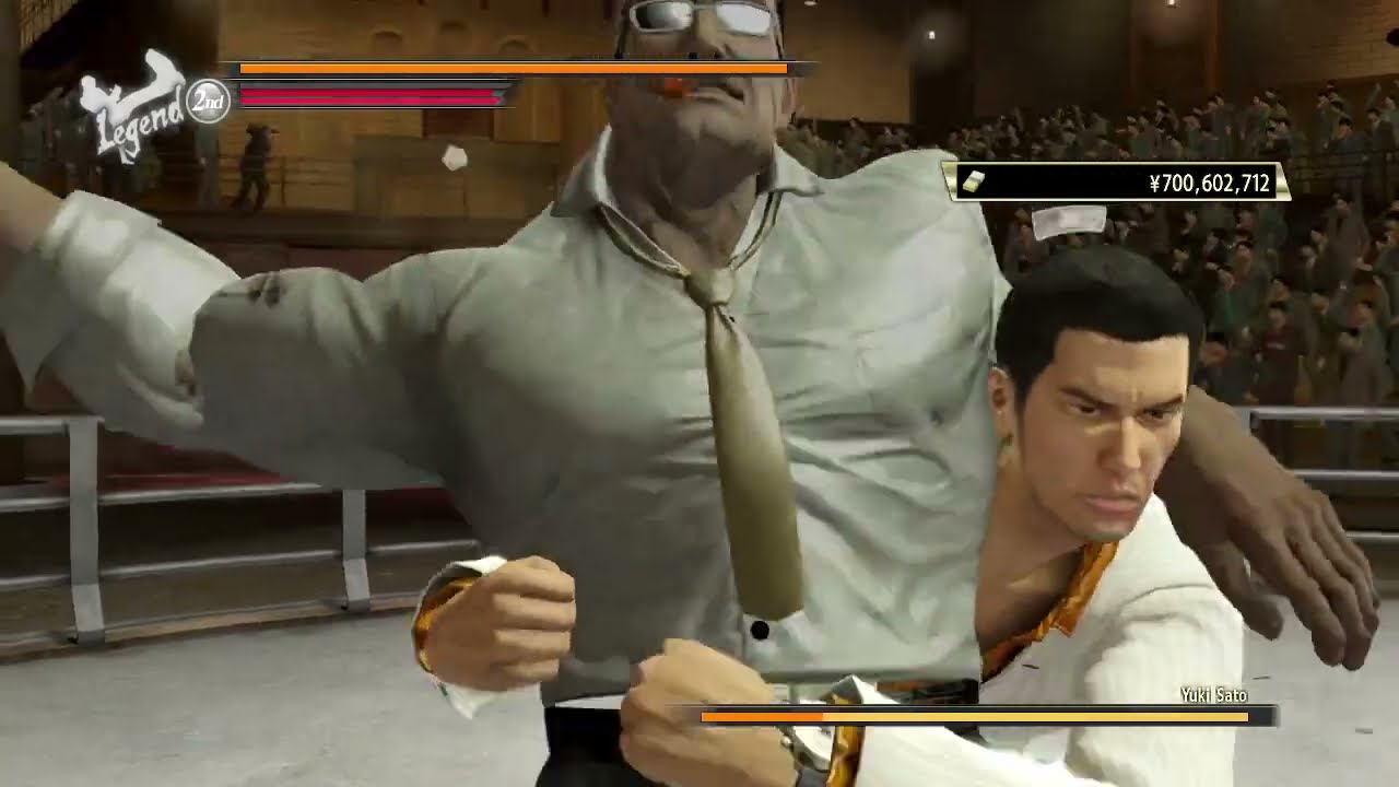 Yakuza 0 Modded Kiryu vs. Two Armstrongs (No Damage)