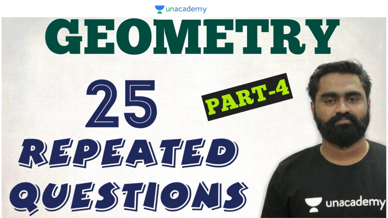 Geometry Top 25 PYQs - Part 4 | Jerin John | LDC | LGS | Degree Level | Kerala PSC