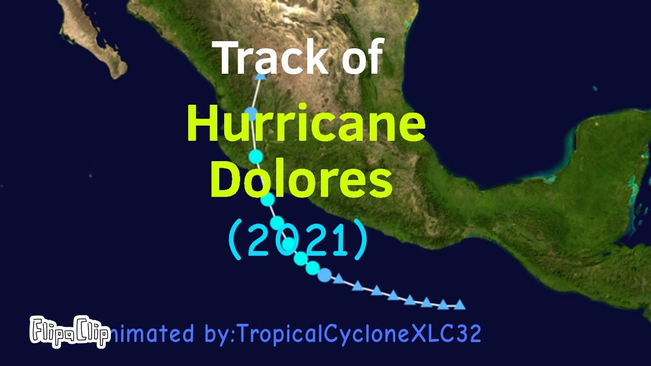 Track of Hurricane Dolores(2021) | TC XLC32