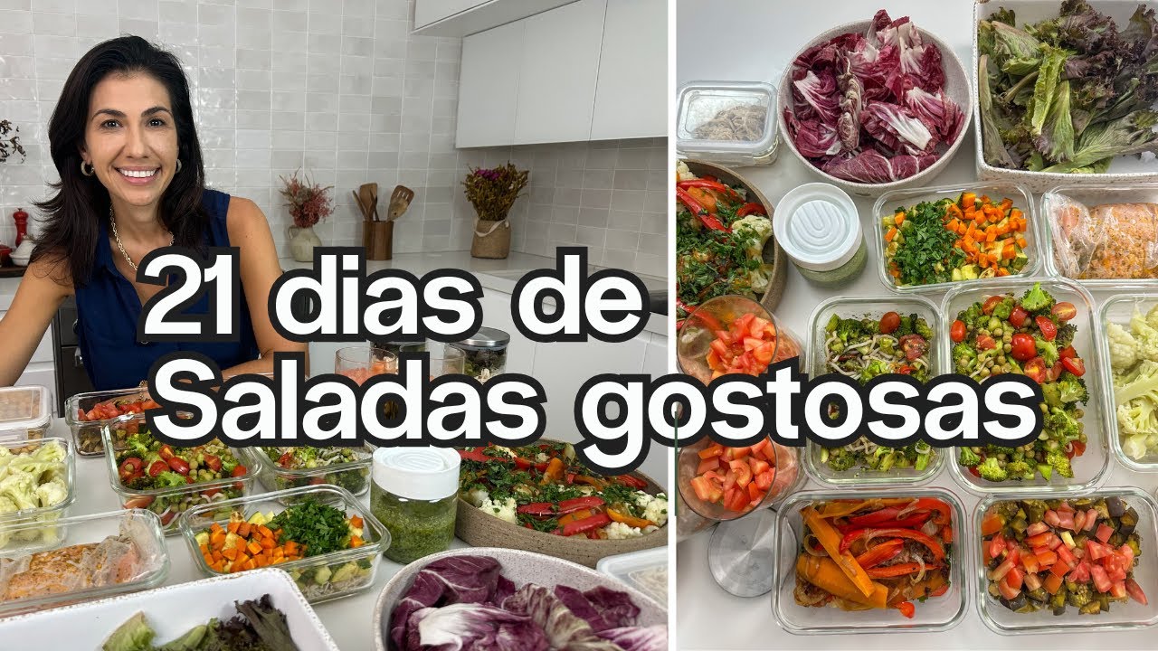 21 dias de saladas gostosas | Saladas simples e diferentes para 2026
