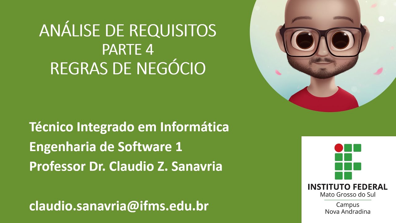 #07 - Análise de Requisitos (4) - Regras de Negócio