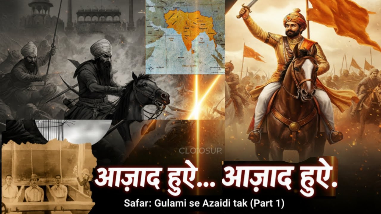 आज़ाद हुए... आज़ाद हुए! | Deshbhakti Rap Song.गुलामी से आज़ादी तक का सफ़र (Part 1) - आज़ाद हुए | New