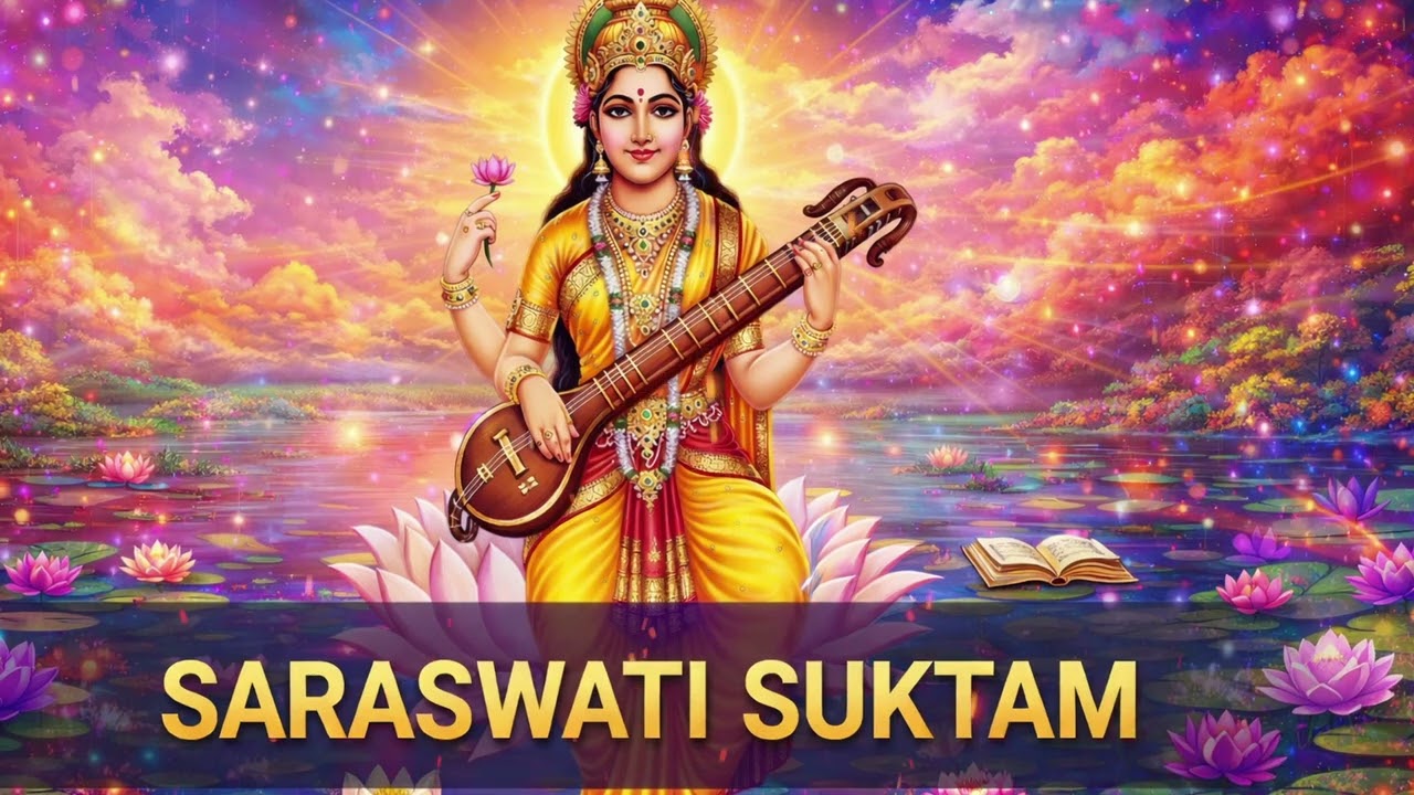 శ్రీ సరస్వతీ సూక్తం | Saraswathi Suktam | Powerful Mantra for Knowledge, Memory & Success #UR Bhakti