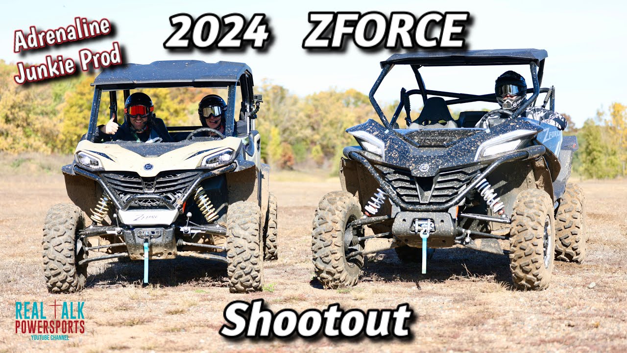 Сравнение CFMOTO ZFORCE SXS 2024 года с Adrenaline Junkie и Ронни Реннером