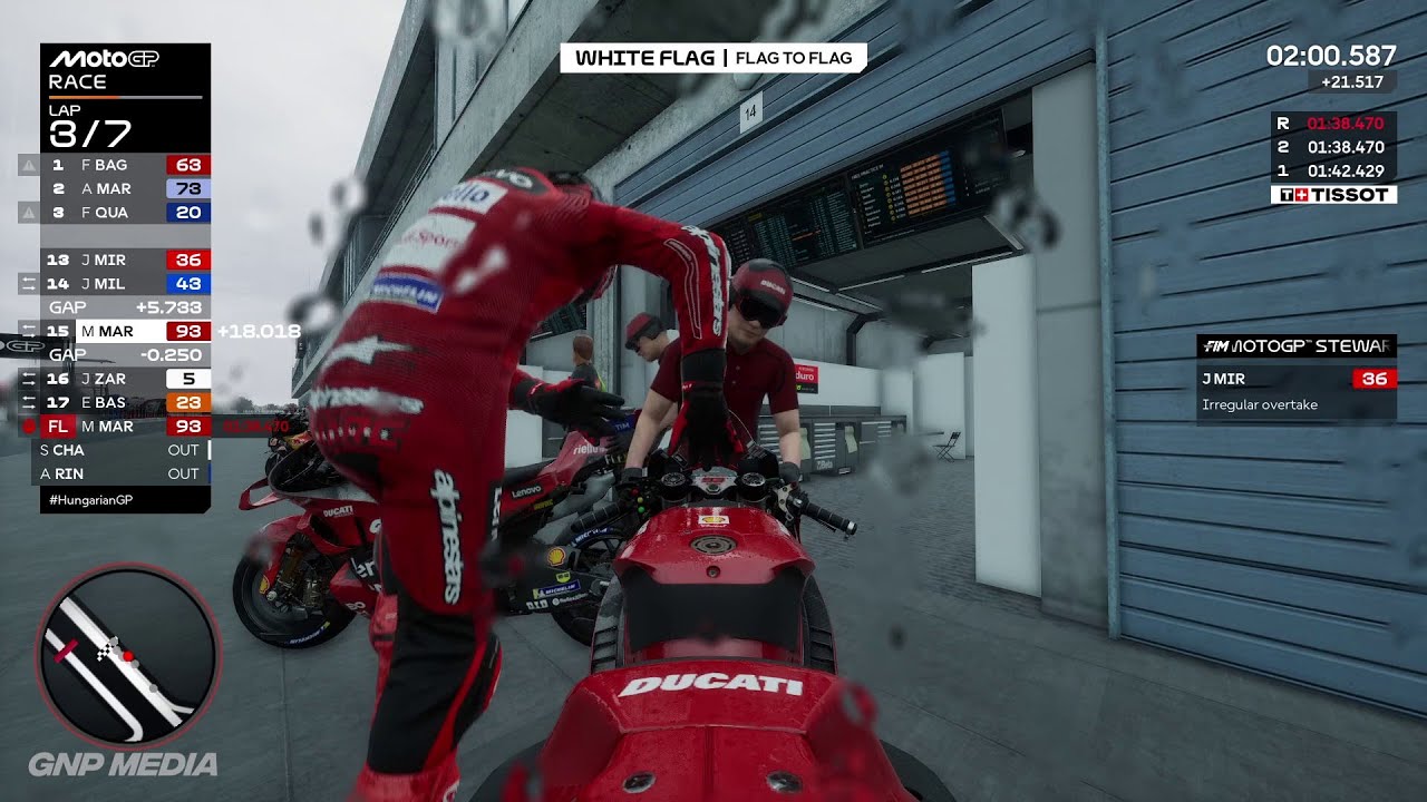 MotoGP 25 - Марк Маркес - Гонка от старта до финиша - Трасса Балатон-Парк - Управление топливом -...