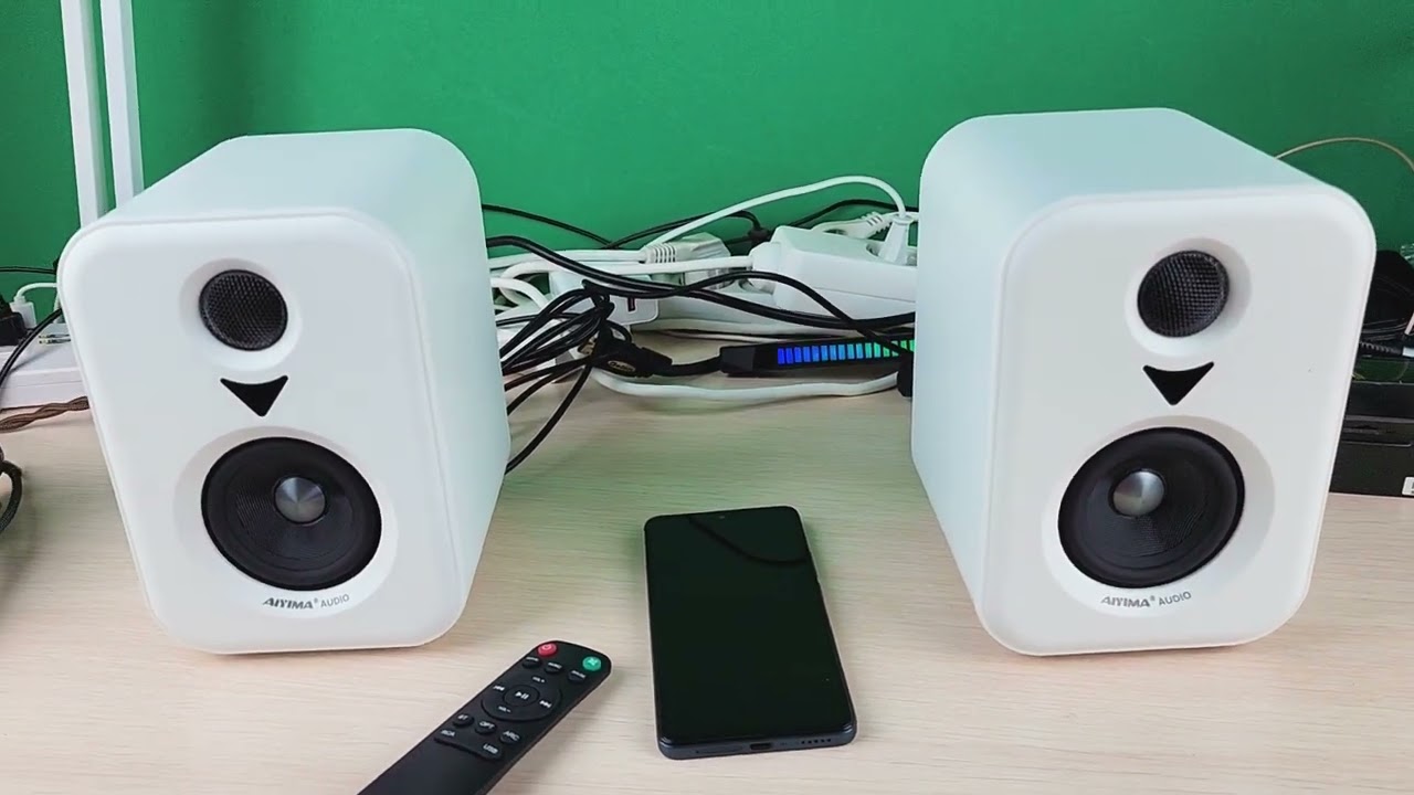 Топ в своём классе и размере! Колонки AIYIMA S400 активные двухполосные с хорошим басом и громкостью