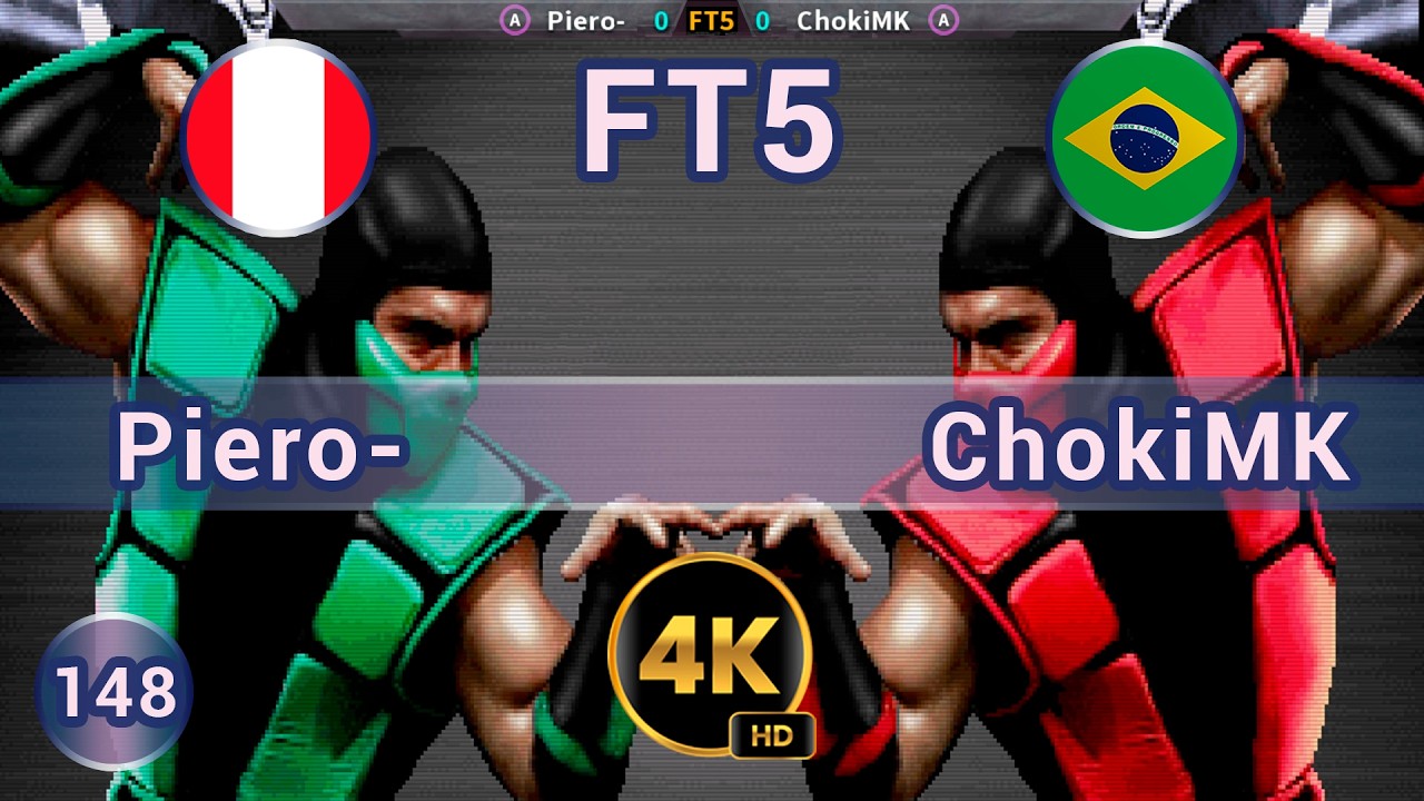 UMK3 - 🇵🇪 Piero- vs ChokiMK 🇧🇷 FT5 / 4K 60 FPS #umk3 #ultimatemortalkombat3#t99hex #t99h #team99hits