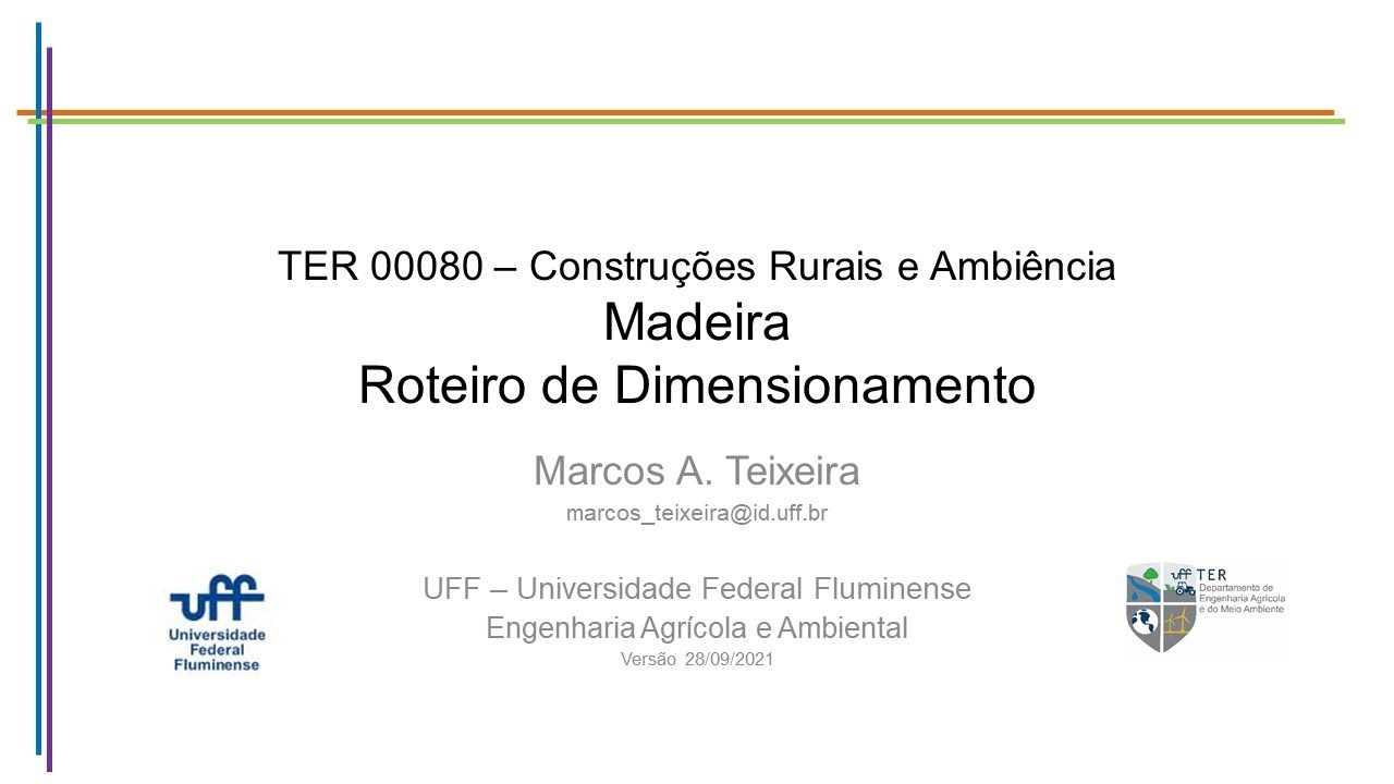 TER00080 -  Construções Rurais - Roteiro de Dimensionamento - Estrutura em Madeira