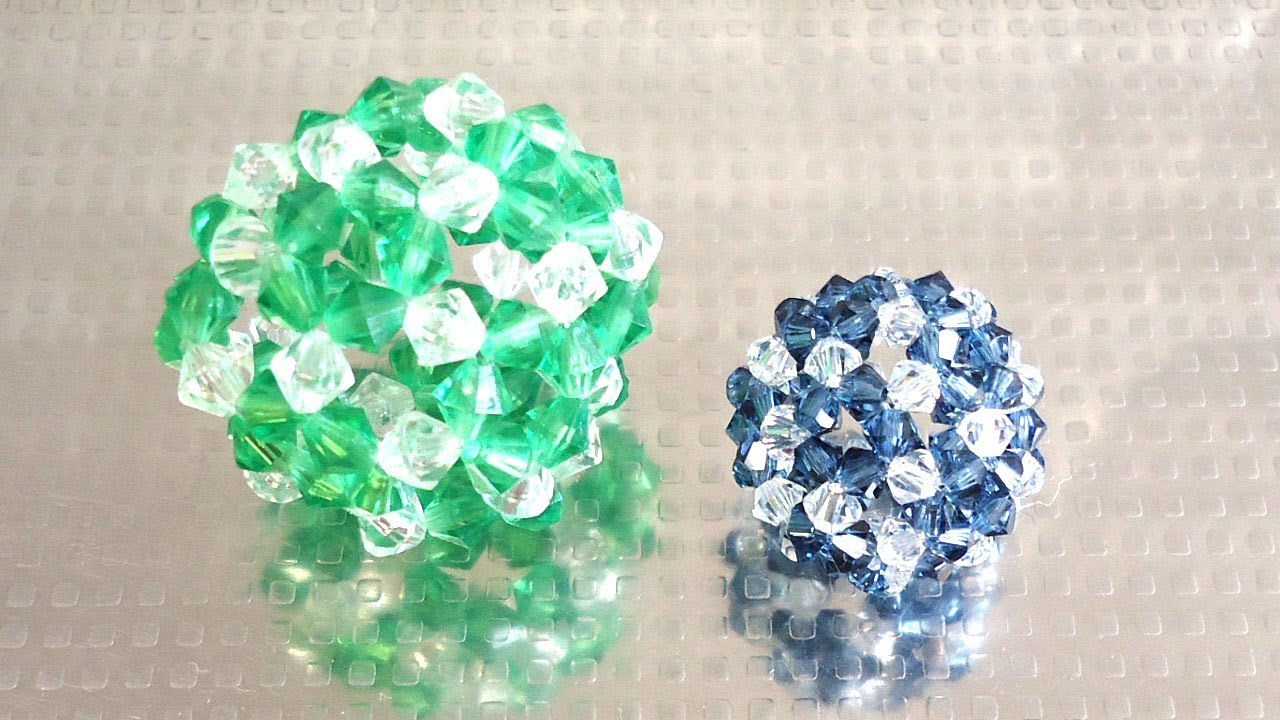 サッカーボールの作り方 Soccer Ball, How to make beaded 【わんこビーズ r064】